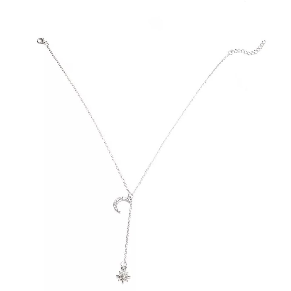 💎✨ Moon and Star Necklace - Picture 4 of 5